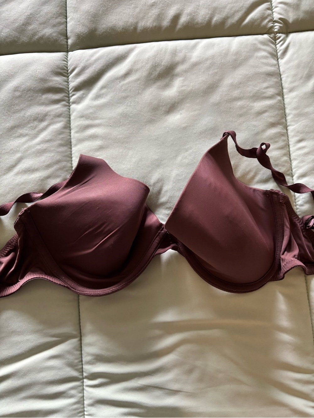 No Boundaries Mauve Wireless Molded Cup Bra